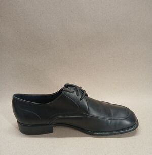 Bally Black Leather Oxfords  Men's Shoes